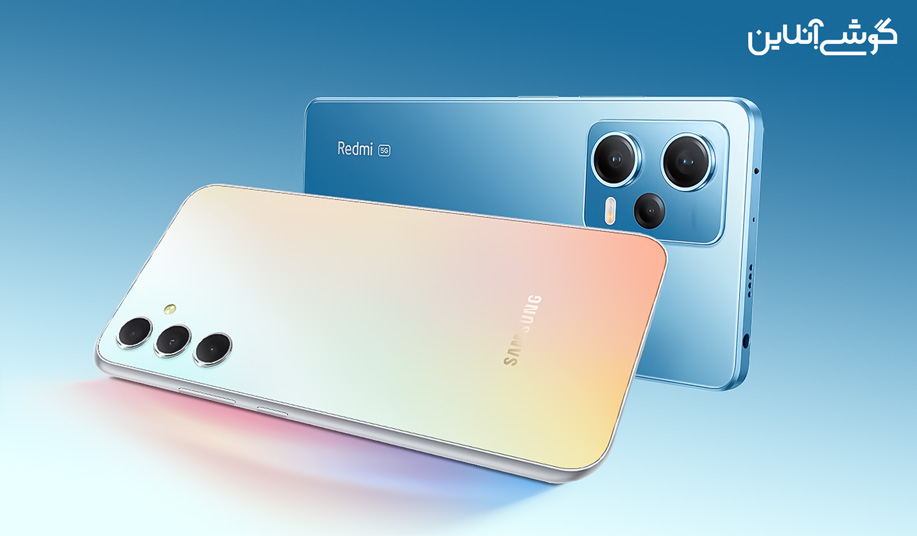 مقایسه گلکسی A34 و ردمی نوت 12 پرو