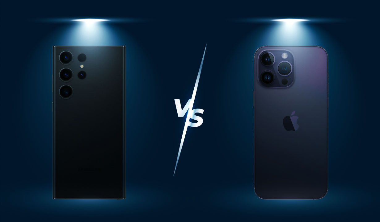 جدال سامسونگ S23 اولترا و اپل آیفون 14 پرو مکس