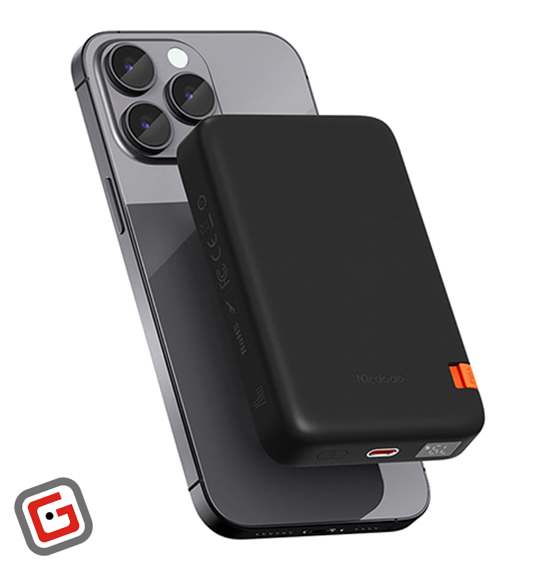 پاوربانک وایرلس 10000 میلی‌آمپر ساعت مک دودو مدل MC-510