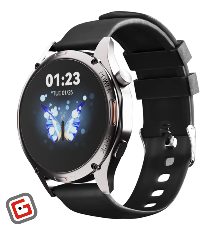 ساعت هوشمند تی‌سی‌اچ مدل HD۱ 3D Hero۱ همراه دو بند مشکی و قهوه‌ای و محافظ صفحه نمایش