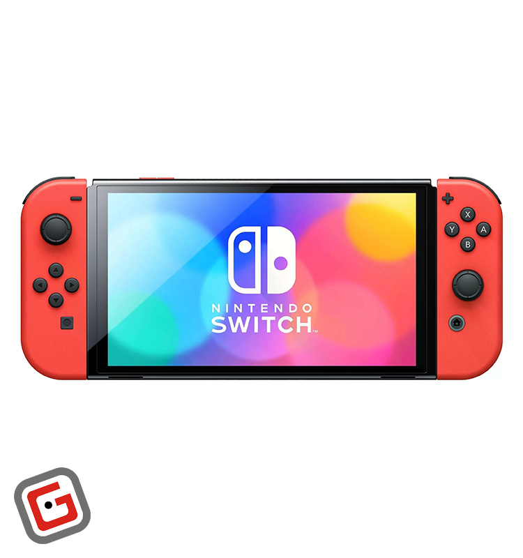 کنسول بازی نینتندو سوییچ مدل OLED نسخه Mario Red