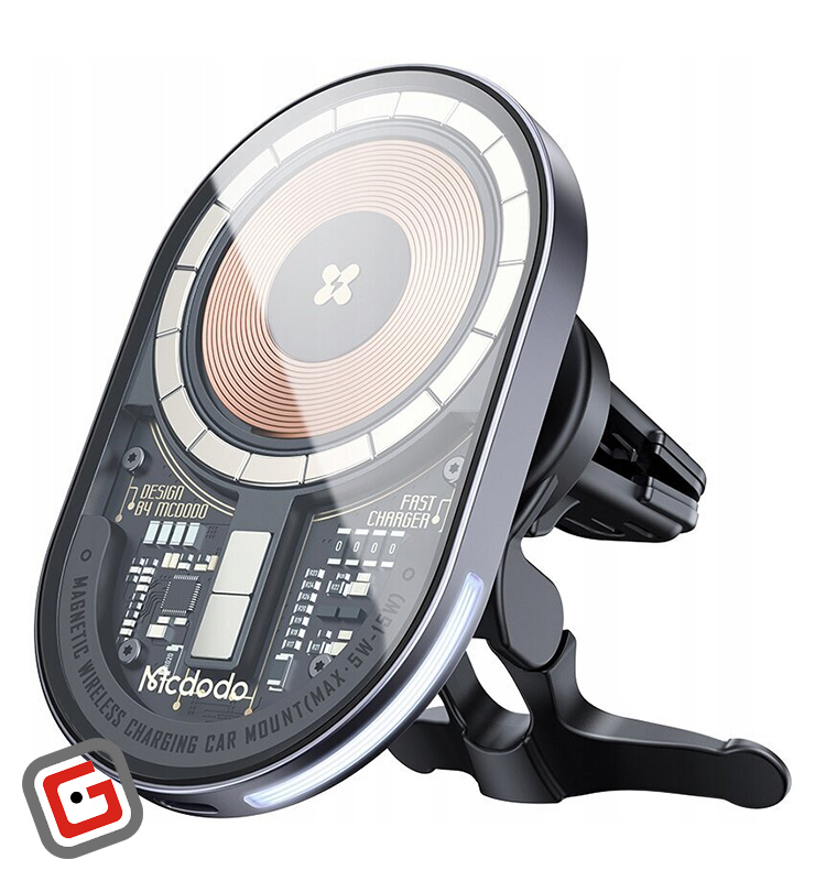 پایه نگهدارنده و شارژر بی سیم گوشی موبایل مک دودو مدل CH-2340