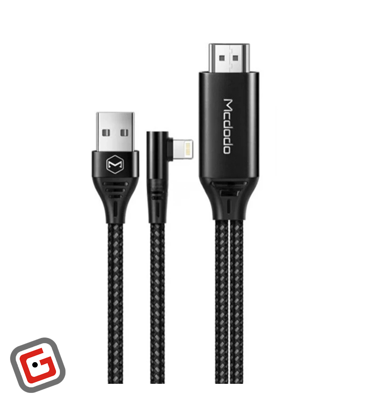 کابل تبدیل لایتنینگ به HDMI مک دودو مدل CA-6400 طول 2 متر
