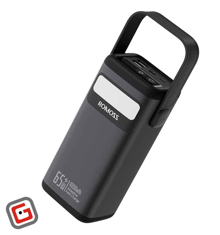 پاور بانک روموس مدل PMT40 از نمای جلو