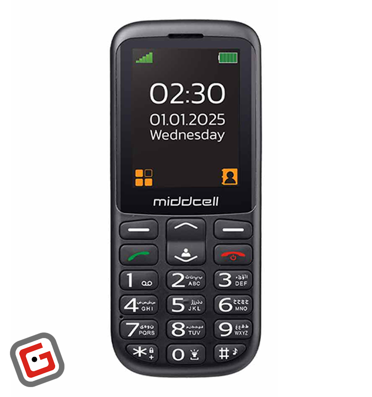 گوشی موبایل میدسل مدل M230 دو‌سیم‌کارت ظرفیت 32 مگابایت و رم 32 مگابایت