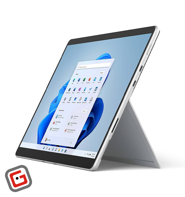 تبلت مایکروسافت مدل Surface Pro 8 i5 در رنگ نقره‌ای