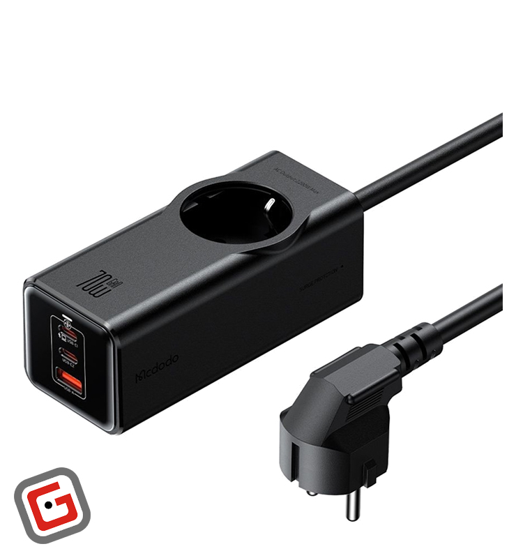 شارژر و چند راهی 4پورت مک دودو مدل CH-4620