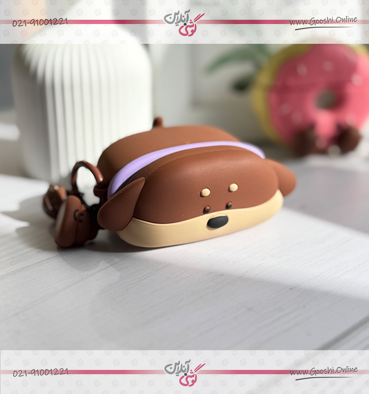 کاور ایرپاد سیلیکونی Cartoon Puppy (کدa0239)