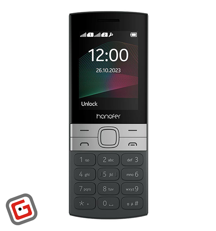 گوشی موبایل هانوفر مدل 150 | 2023 ظرفیت 24 مگابایت