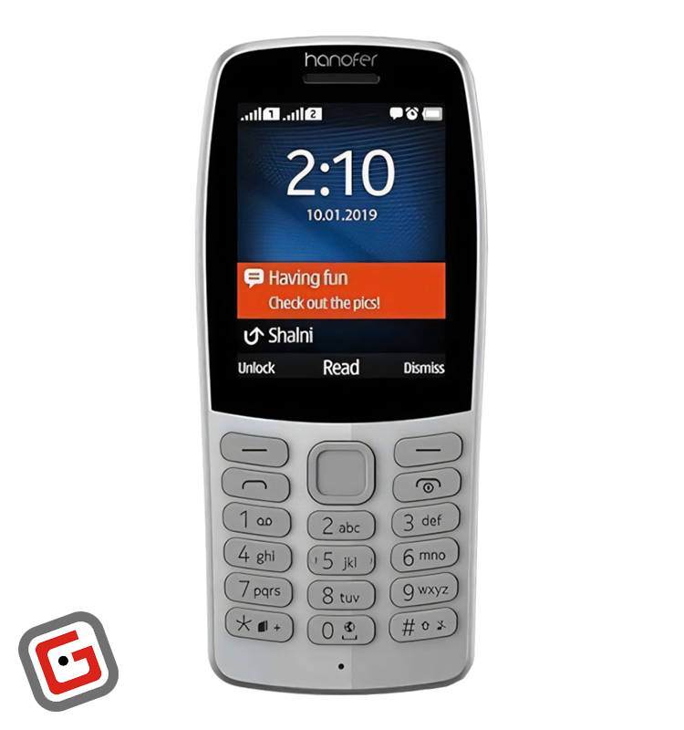 گوشی موبایل هانوفر مدل 210 ظرفیت 128 مگابایت