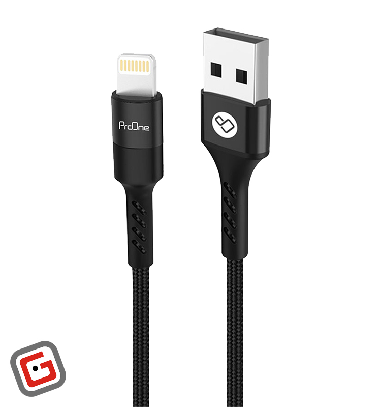 کابل شارژ لایتنینگ پرووان مدل PCC340L به طول 1 متر