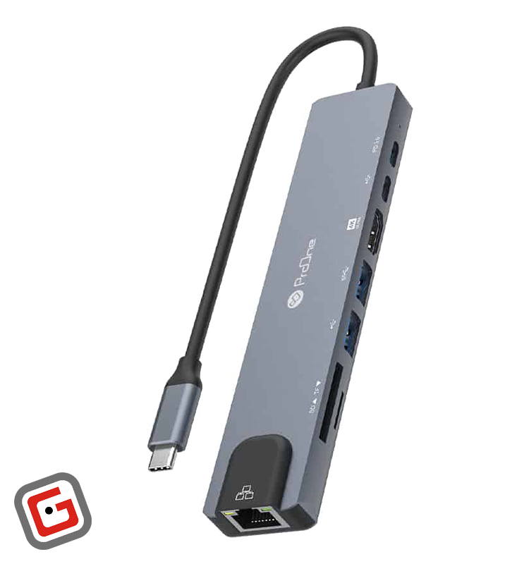 هاب 8 پورت USB-C پرووان مدل PHU595
