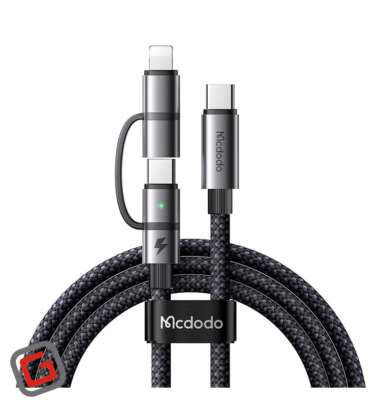 کابل شارژ تایپ سی به لایتنینگ وتایپ سی مک دودو مدل MCDODO CA-0450