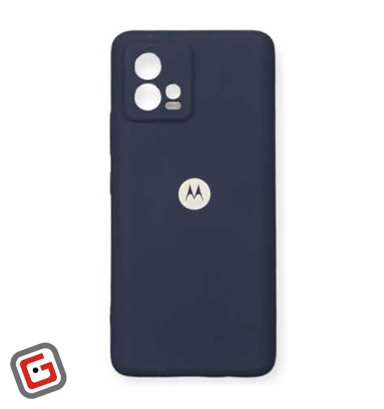 قاب سیلیکونی گوشی موتورولا مدل Moto G72 رنگ سرمه‌ای