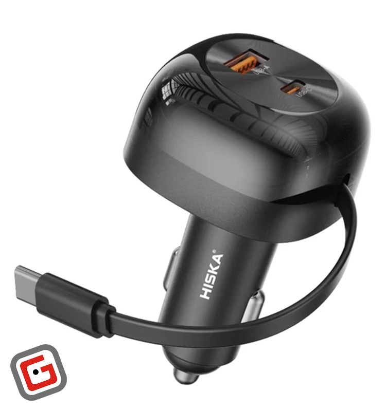 شارژر فندکی 62 وات هیسکا مدل HCC-336