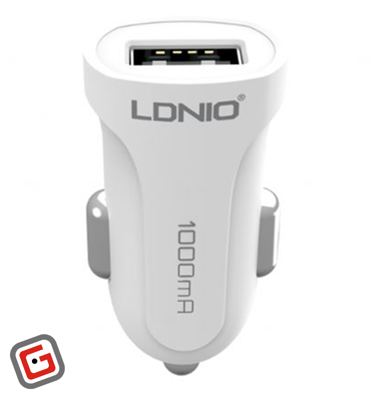 شارژر فندکی الدینیو مدل C17 همراه با کابل