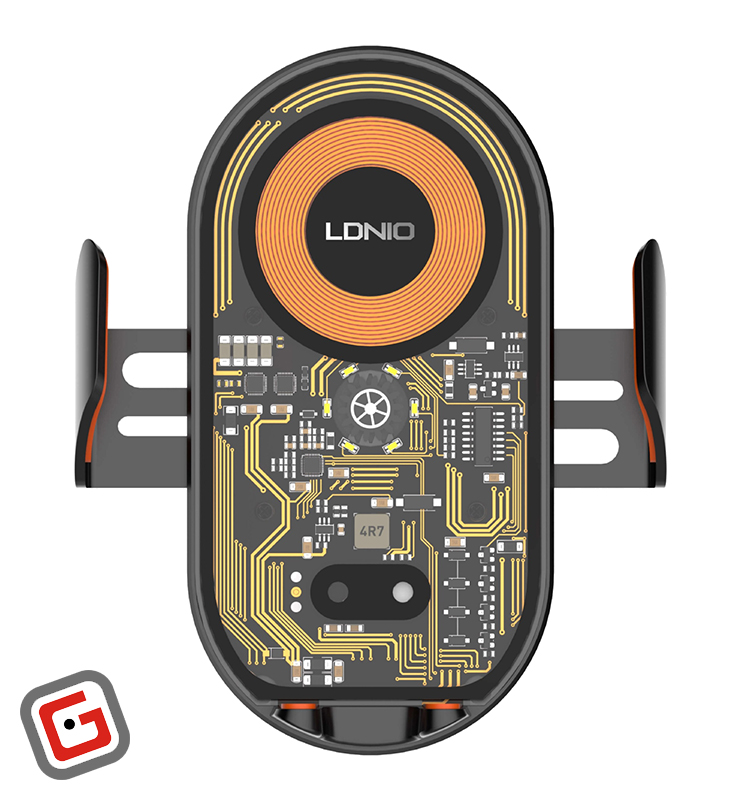 هولدر و شارژر بی‌سیم چرخشی 360 درجه 15 وات الدینیو MA30-1