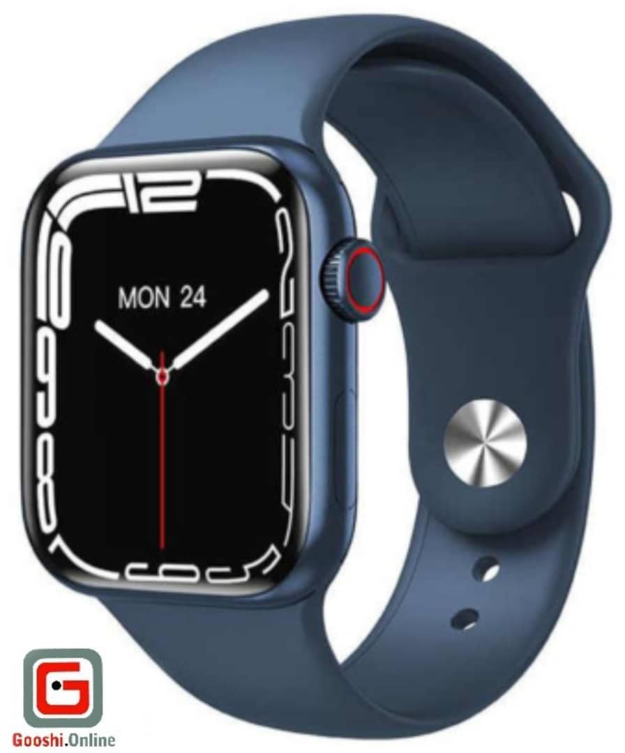 ساعت هوشمند اسمارت مدل DT300 mini 41mm از نمای کناری سمت کلیدها رنگ سرمه ای