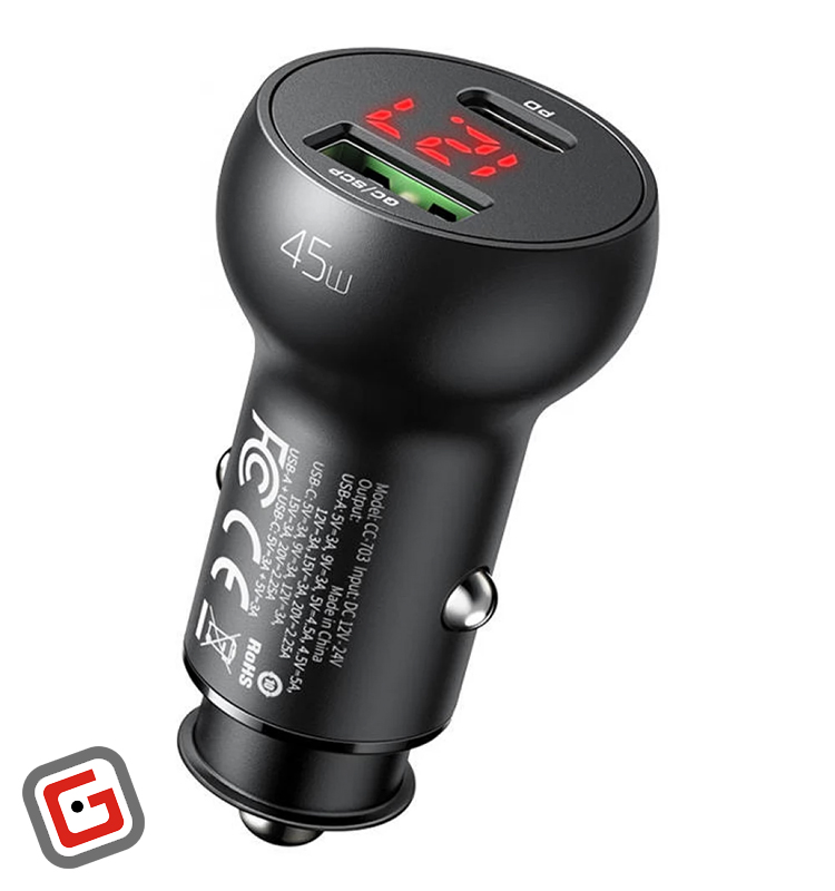 شارژر فندکی 45 وات مک دودو مدل Cc-7030