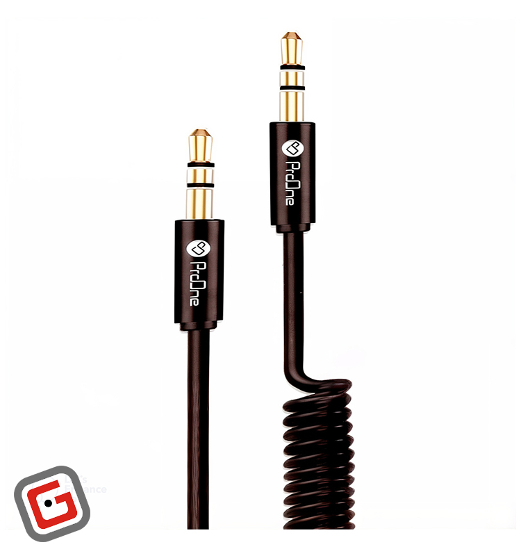 کابل AUX فنری پرووان مدل PCA45 به طول 1 متر و 80 سانت