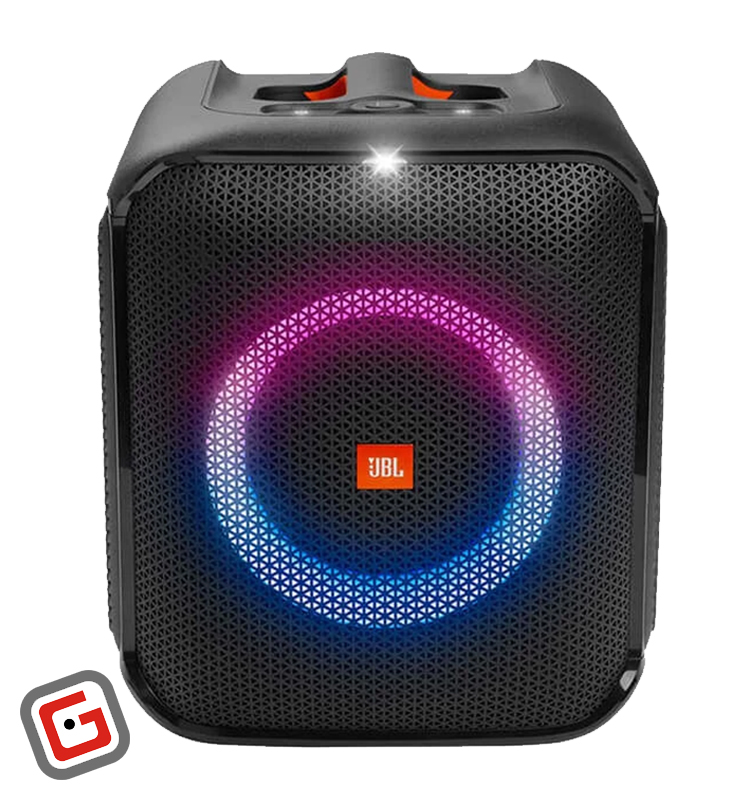 اسپیکر بلوتوثی جی‌بی‌ال مدل PartyBox Encore از نمای روبه‌رو