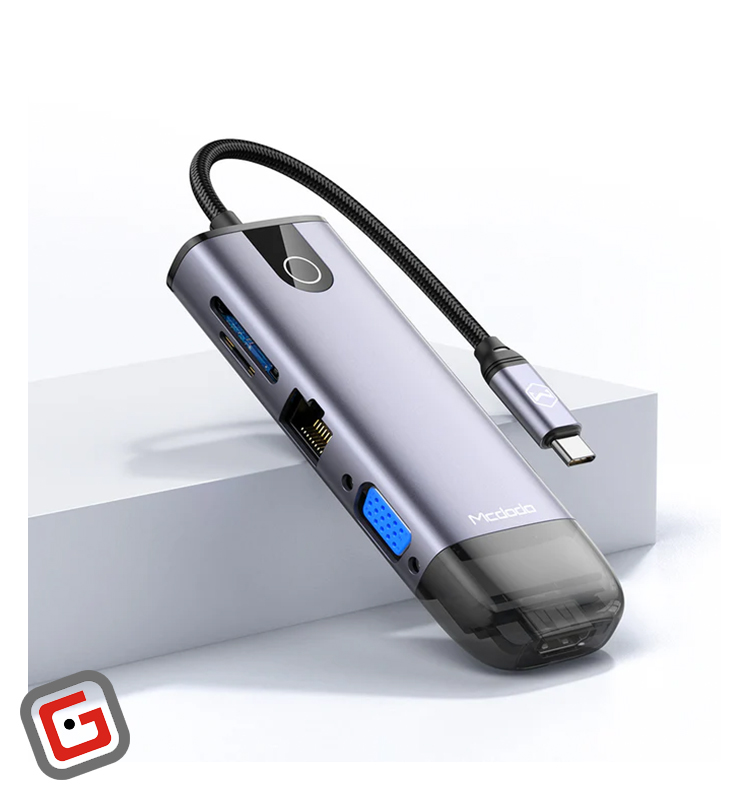 هاب 10 پورت تایپ سی مک دودو مدل HU-7420