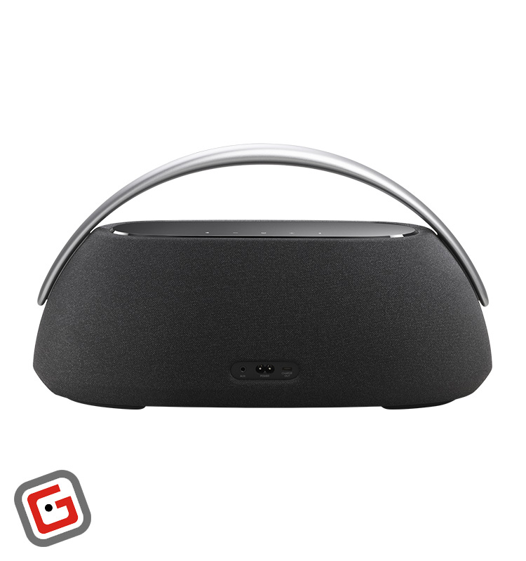اسپیکر بلوتوثی هارمن کاردن مدل Go + Play 3 در رنگ مشکی از نمای پشت