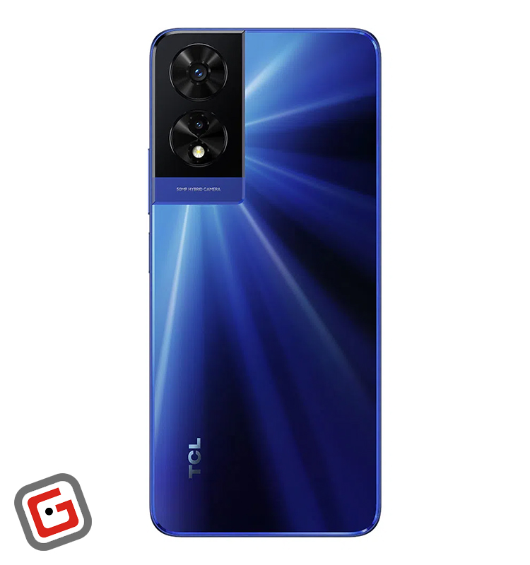 گوشی موبایل تی‎‎‎‎‎سی‎‎‎‎‎ال 505 رنگ آبی از نمای پشت