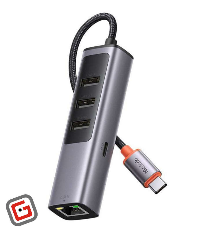 هاب 5 پورت تایپ سی مک دودو مدل HU-1110