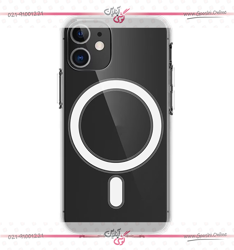 کاور شفاف مدل مگ سیف مناسب برای گوشی موبایل آیفون 11 اپل
