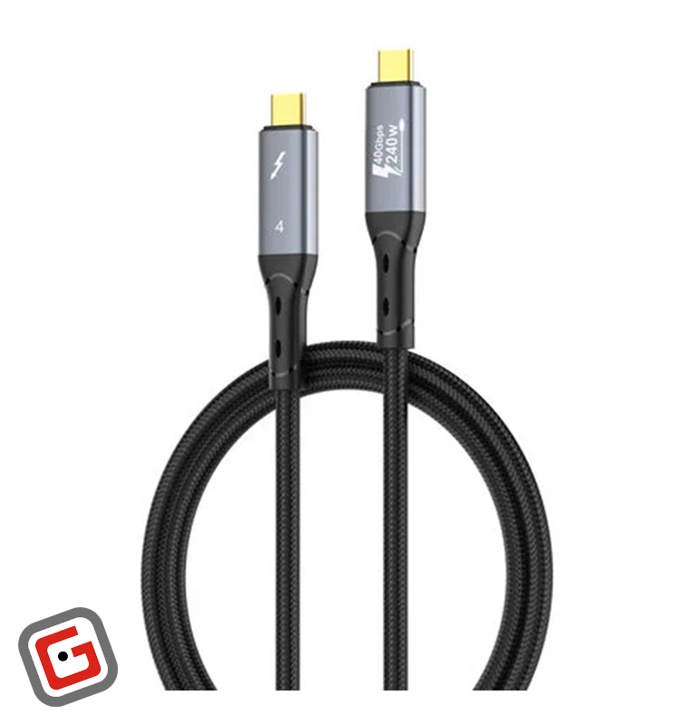 کابل فست شارژ 240 وات Type-C به Type-C الدینیو مدل Tc10c