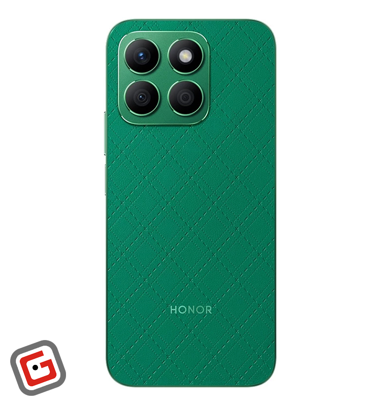 گوشی موبایل آنر مدل X8b رنگ سبز از نمای پشت