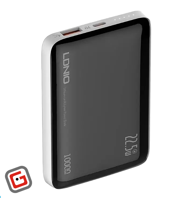 پاوربانک الدینیو 10000 میلی‌آمپر ساعت مدل PQ25