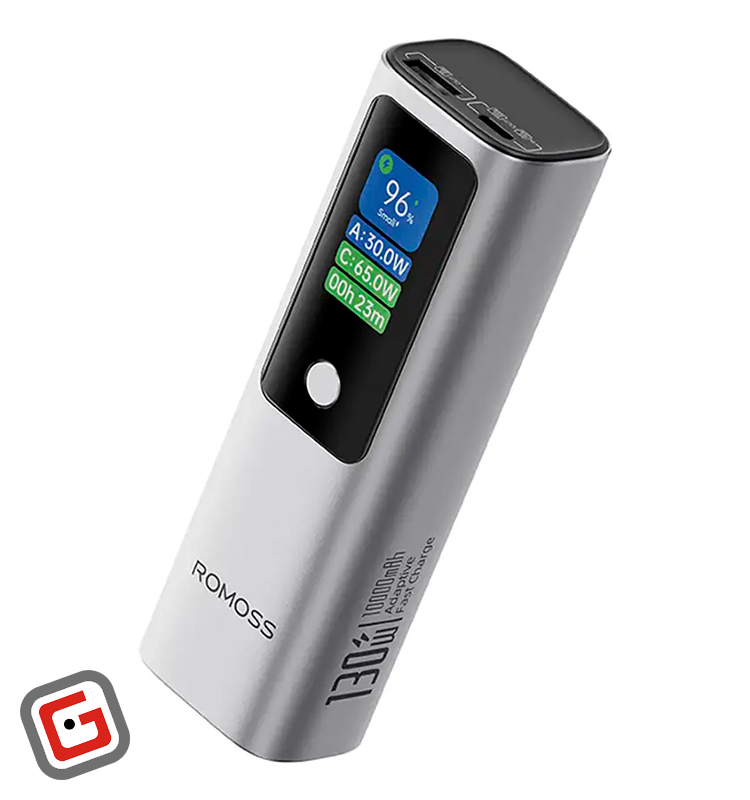 پاور بانک روموس مدل ppu10 از نمای جلو