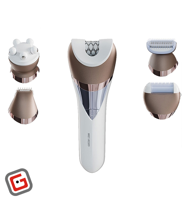 کیت اپیلاتور 5 کاره گرین لاین  Green Lion 5 in 1 Cordless Epilator Kit GN5N1EP47KWH