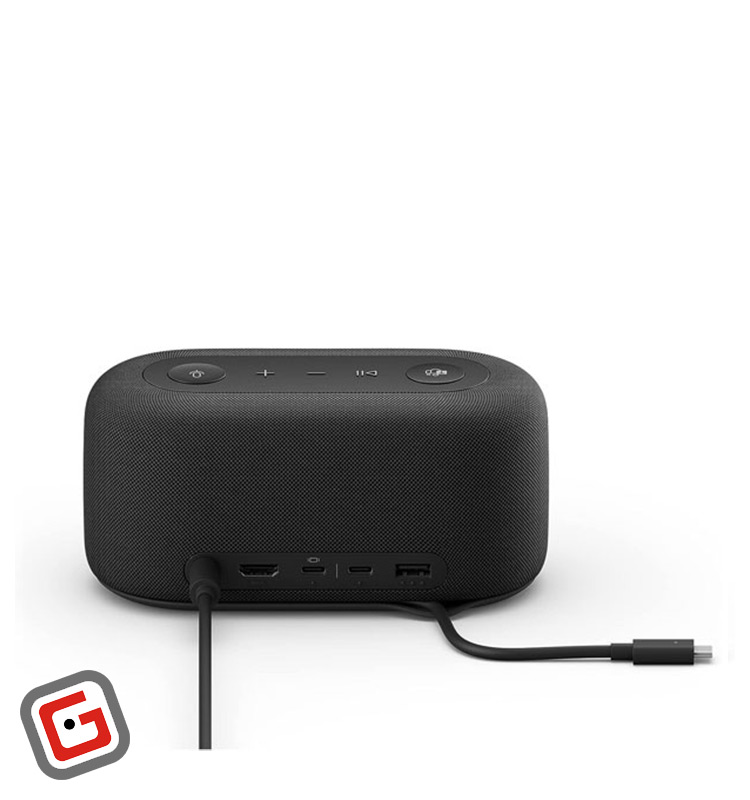 داک اسپیکر مایکروسافت مدل Audio Dock از نمای پشت