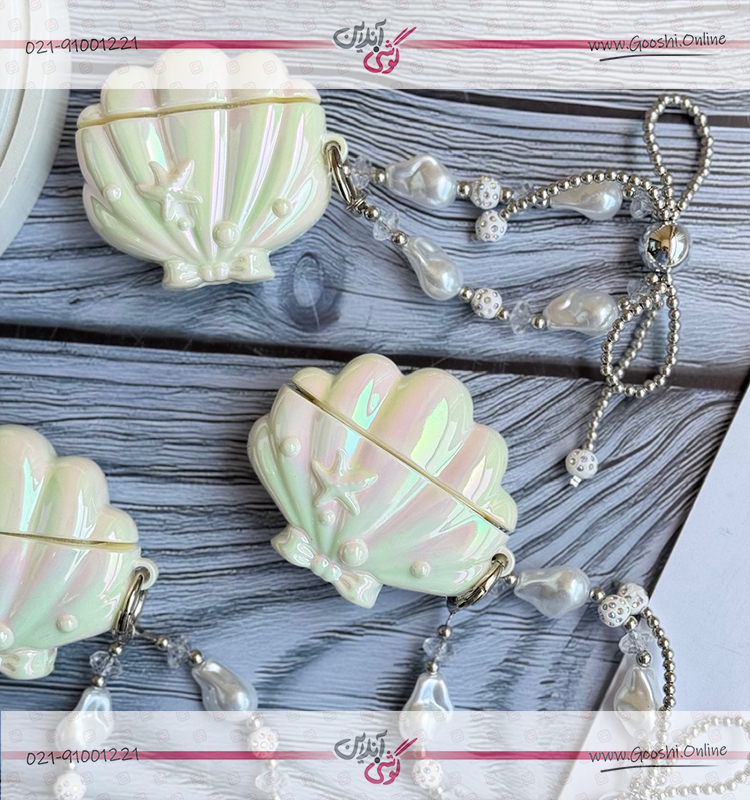 کاور ایرپاد صدف با آویز (کدa0252)