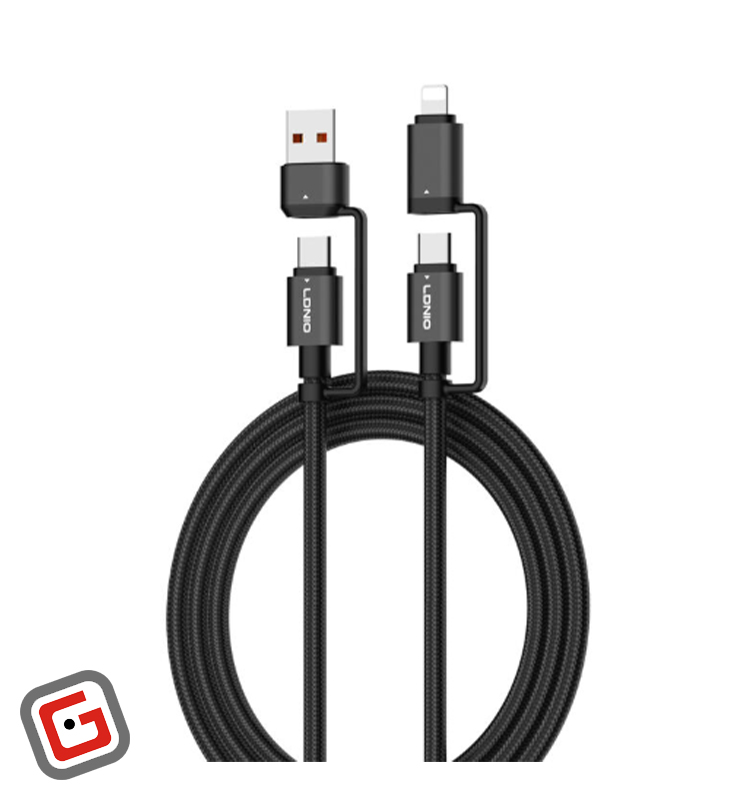 کابل شارژ 65 وات 4 در 1 الدینیو مدل Lc 16