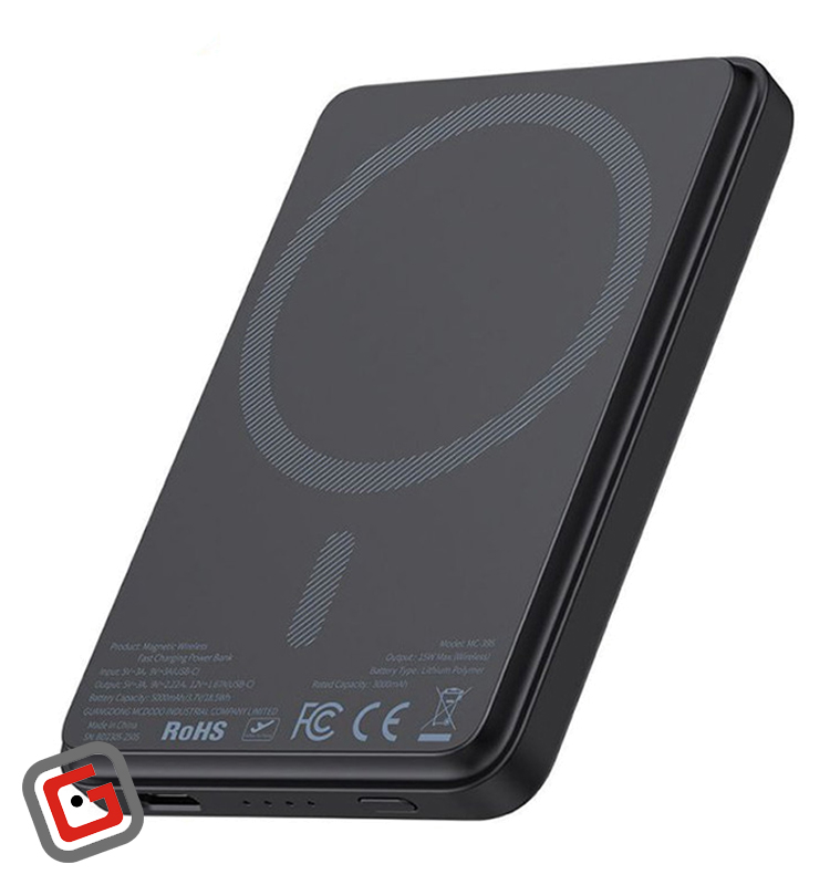 پاوربانک وایرلس 5000 میلی‌آمپر ساعت مک دودو مدل MC-395