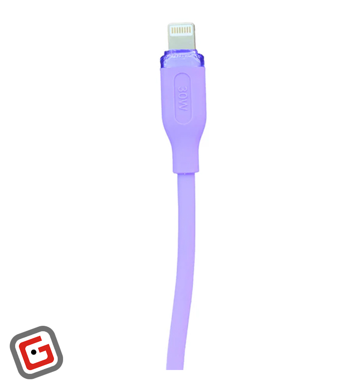 کابل تبدیل 30 واتی تایپ سی به لایتنینگ پرووان مدل PCC122 به طول 1 متر