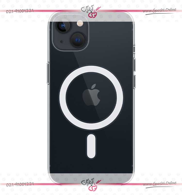 کاور شفاف مدل مگ سیف مناسب برای گوشی موبایل آیفون 13 اپل