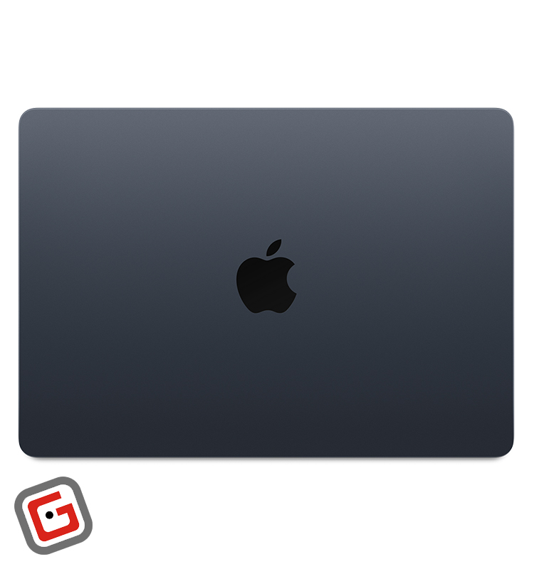 لپ‌تاپ 13 اینچی اپل مدل MacBook Air MXCV3 2024 از نمای بالا به صورت بسته