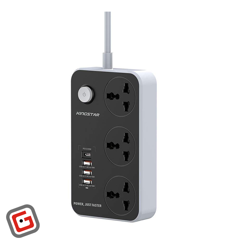 چند راهی برق کینگ استار مدل KPS5145PD