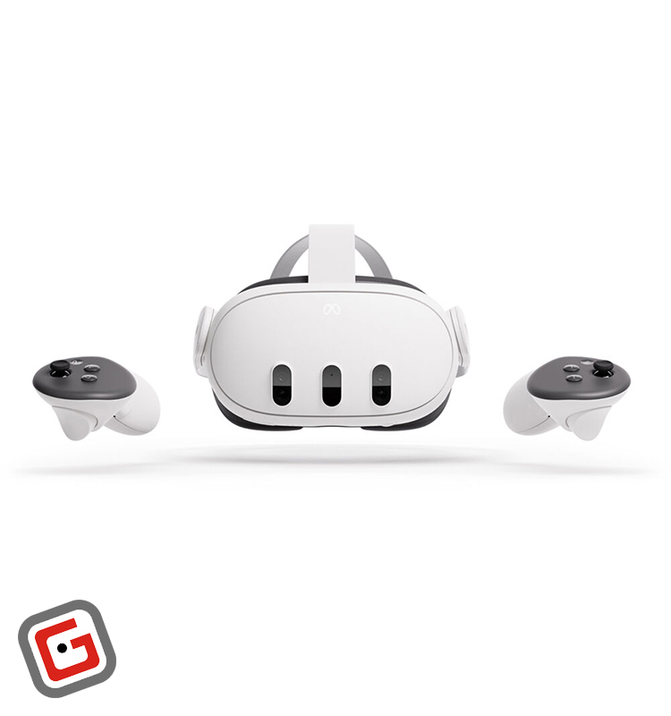 هدست واقعیت مجازی Meta Quest 3 همراه با دو کنترلر