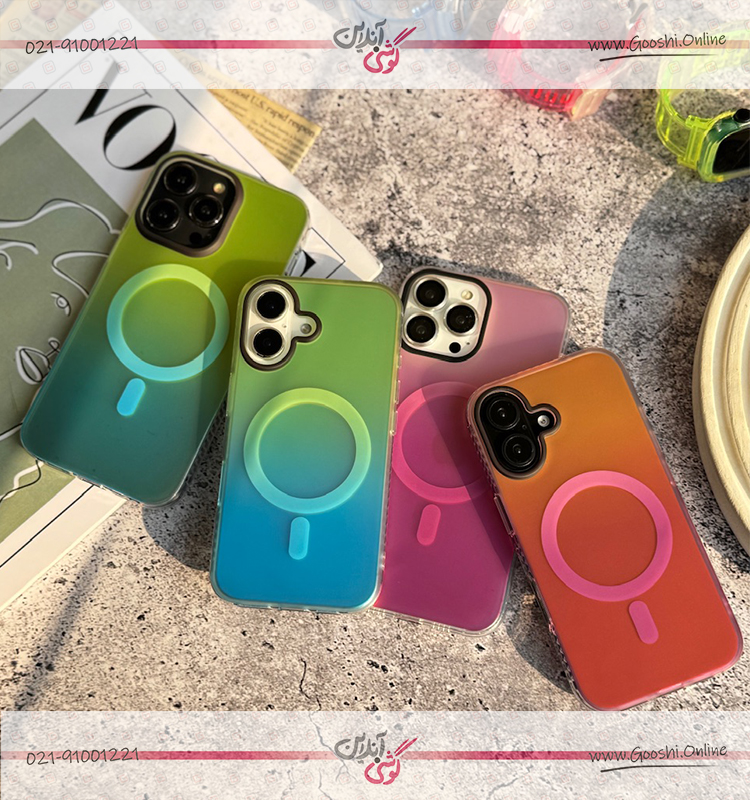 قاب مگ سیف دار رنگی (کدC1909)