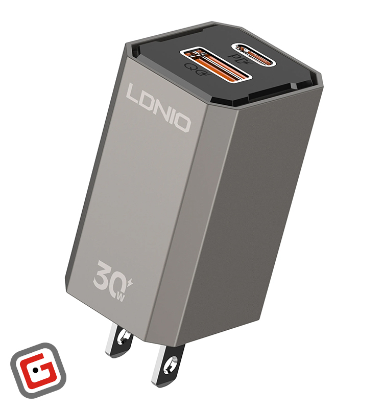 شارژر دیواری فست شارژ الدینیو مدل A2527C با توان 30 وات