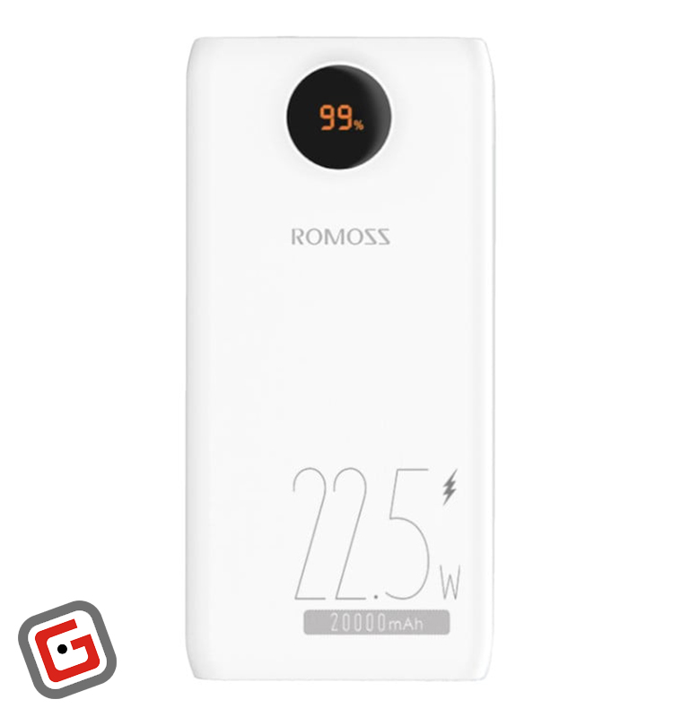 پاور بانک 20000 میلی آمپر روموس PSW20 مدل 22.5 وات