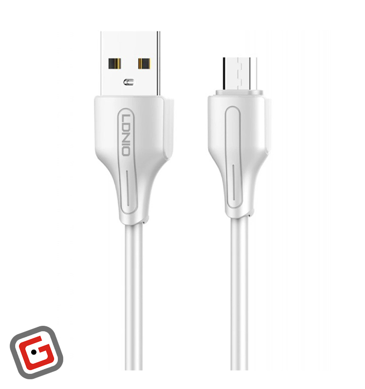 کابل کوتاه آیفونی فست شارژ الدینیو مدل LS 540 طول 20 سانتی متر