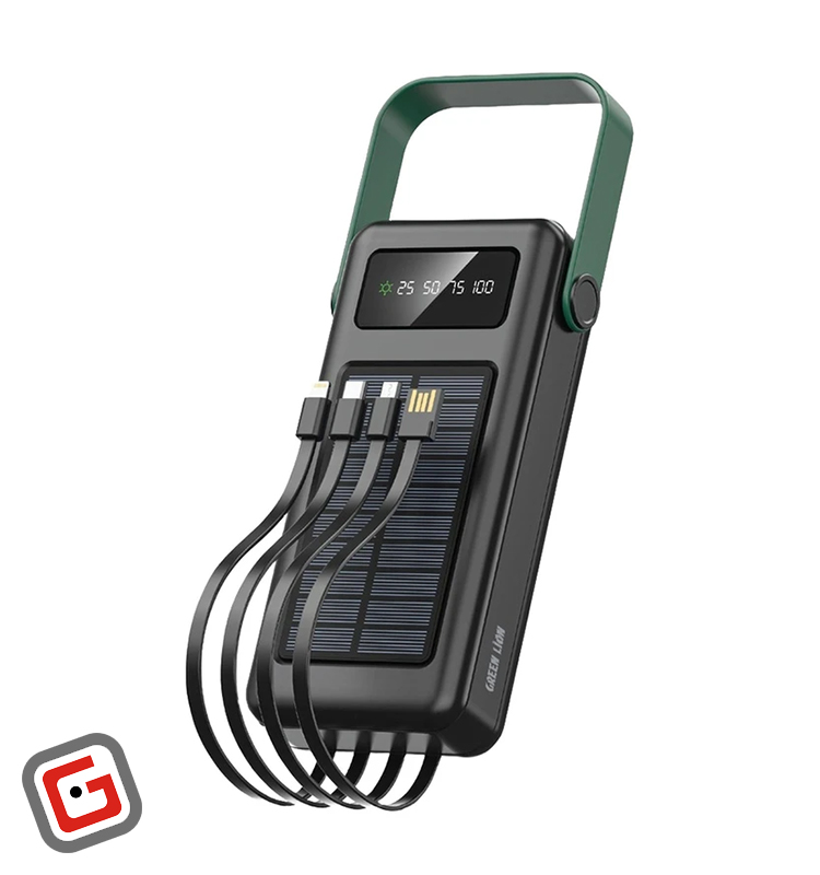 پاوربانک ۳۰۰۰۰ هزار گرین لاین مدل Solar Max 30000mAh