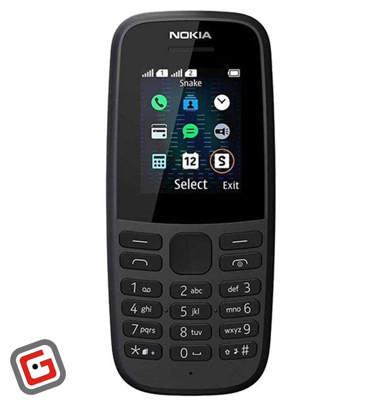 گوشی موبایل نوکیا مدل 105 سری 2019 زبان فارسی
